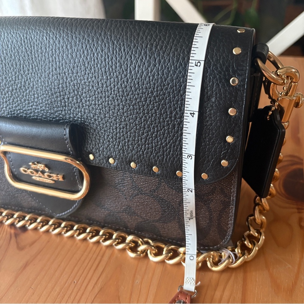 NWOT Coach Morgan Chunky Chain Shoulder bag - Picture 13 of 15